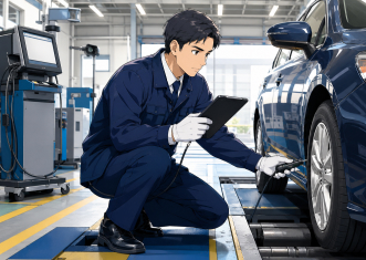 検査・測定を行う様子